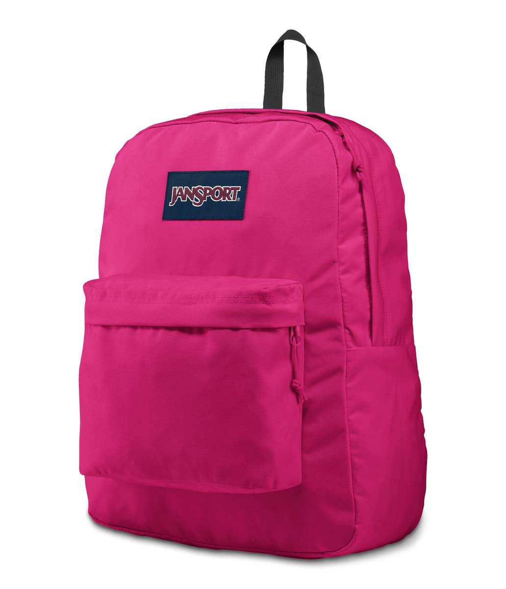 JanSport SuperBreak Plus Laptop Backpack - Midnight Magenta