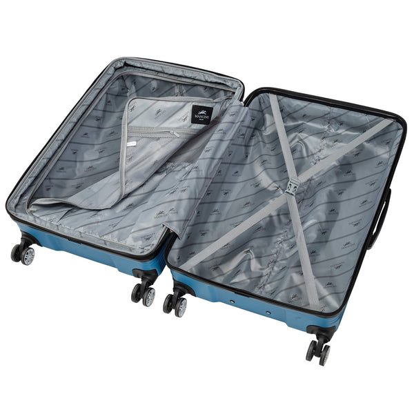 Mancini Adelaide Collection 3-piece Lightweight Spinner Luggage Set