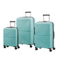 American Tourister Airconic 3 Piece Nested Spinner Luggage Set - Purist Blue