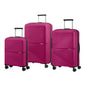 American Tourister Airconic 3 Piece Nested Spinner Luggage Set - Deep Orchid