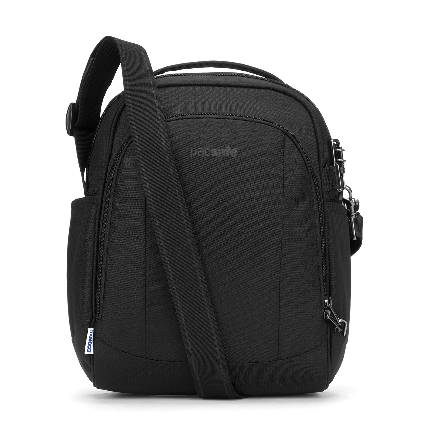 Pacsafe Metrosafe LS250 ECONYL Anti-Theft Shoulder Bag - Econyl Black