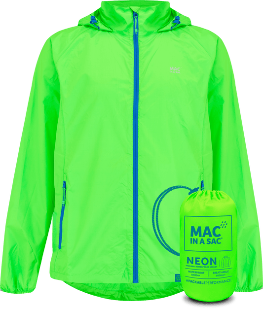 Mac In A Sac NEON 2 Jacket - Neon Green