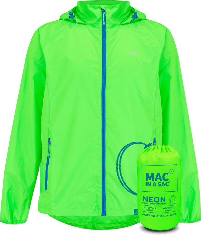 Mac In A Sac NEON 2 Jacket - Neon Green