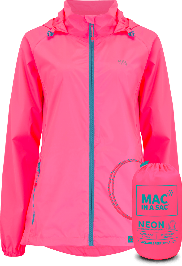 Mac In A Sac NEON 2 Jacket - Neon Pink