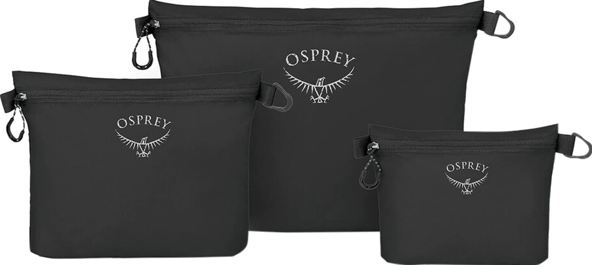 Osprey Ultralight Zipper Sack Set - Black