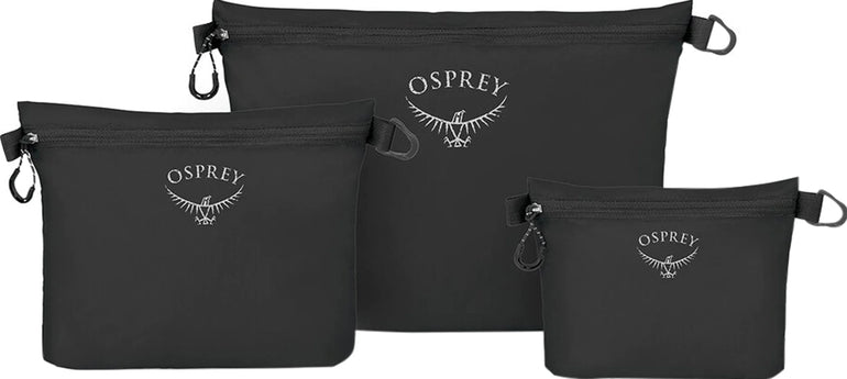 Osprey Ultralight Zipper Sack Set - Black