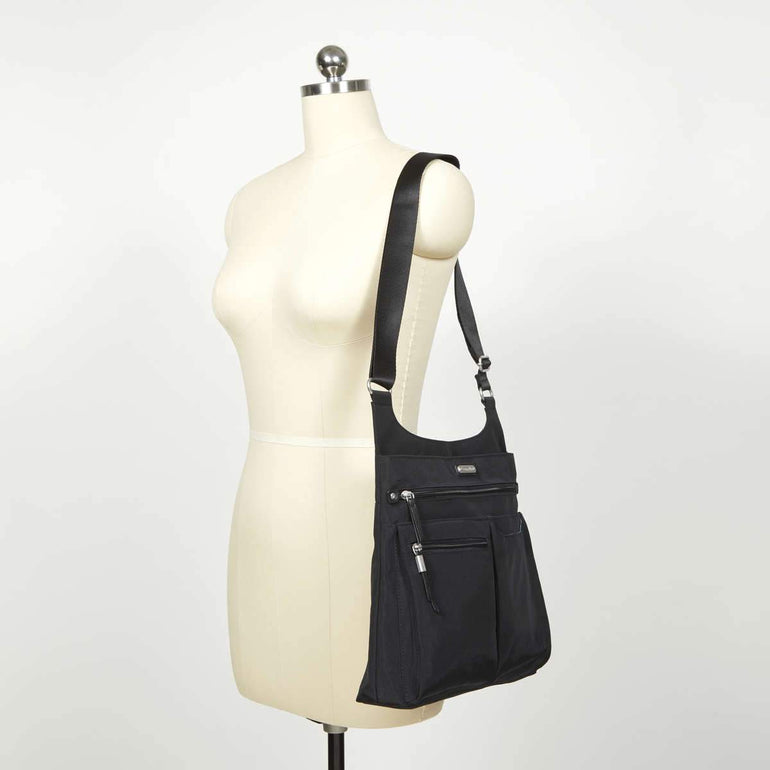 Baggallini On Track Zip Crossbody With RFID Phone WristletBaggallini On Track Zip Crossbody With RFID Phone Wristlet