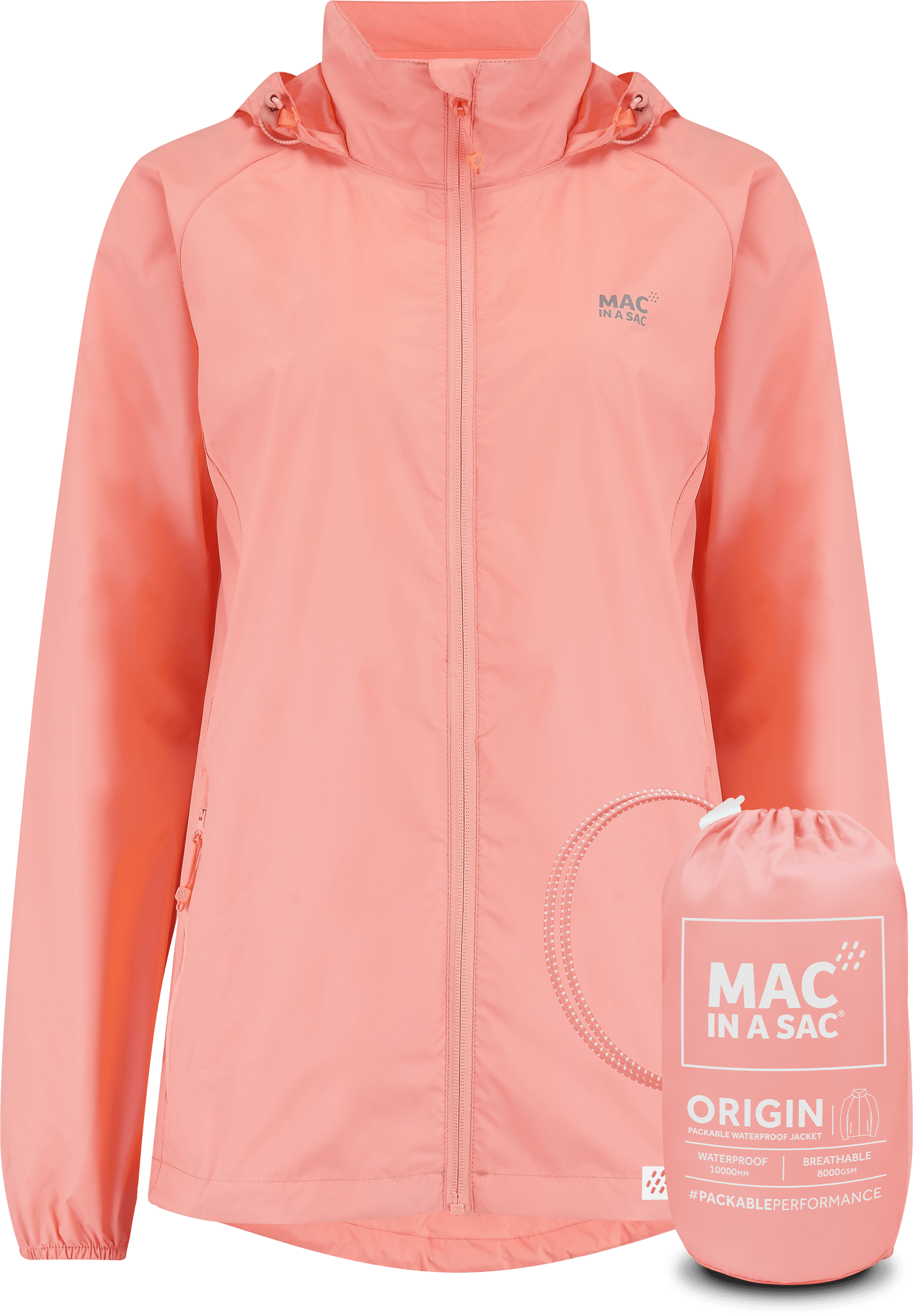 Mac In A Sac ORIGIN 2 Jacket - Soft Coral