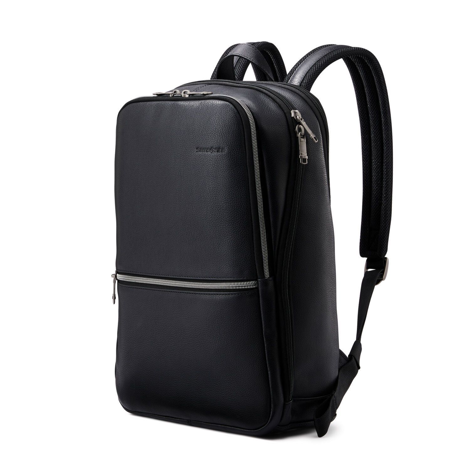 Samsonite Classic Leather Backpack - Black