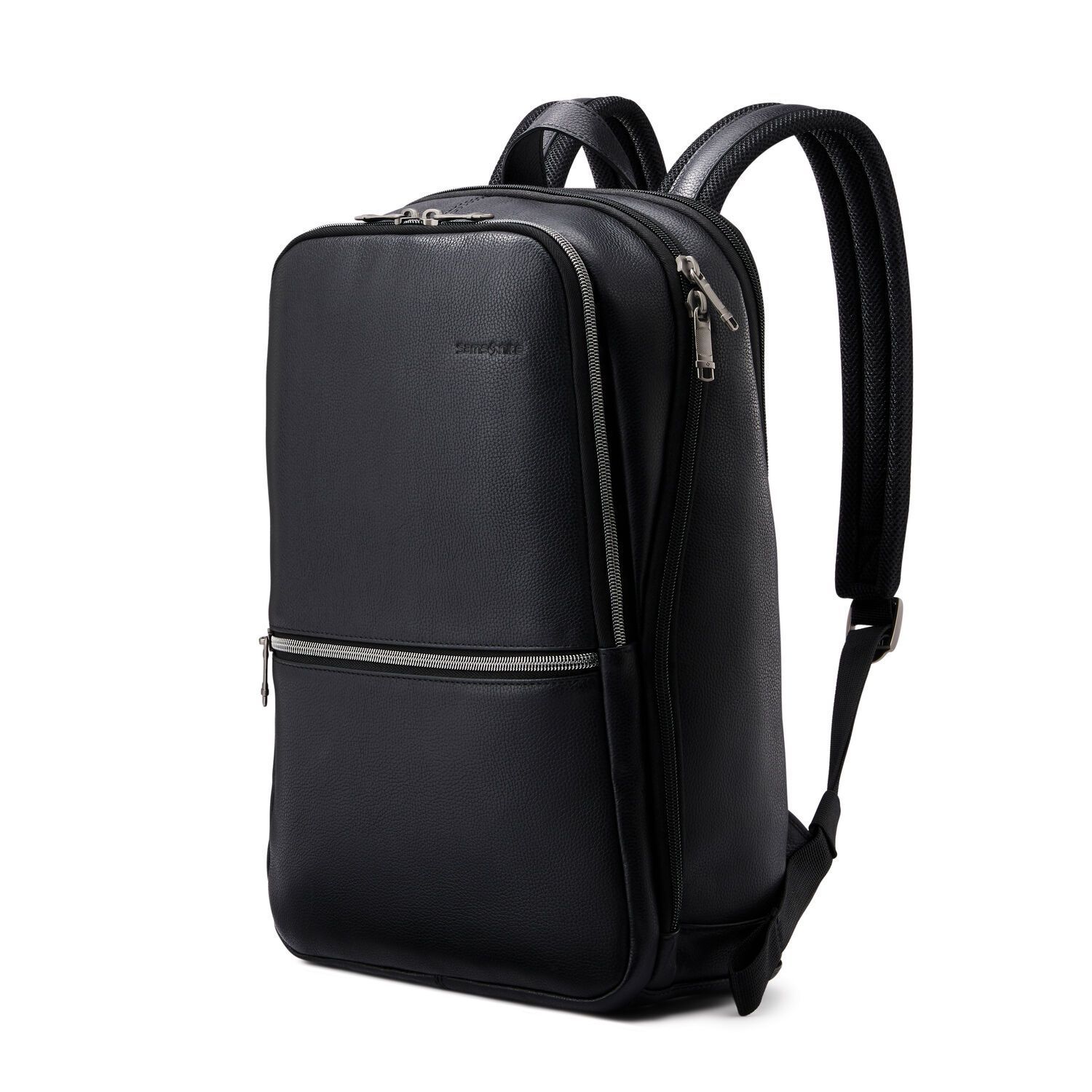 Samsonite Classic Leather Backpack - Black