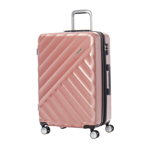 American Tourister Crave Collection Medium Expandable Spinner Luggage - Rose Gold