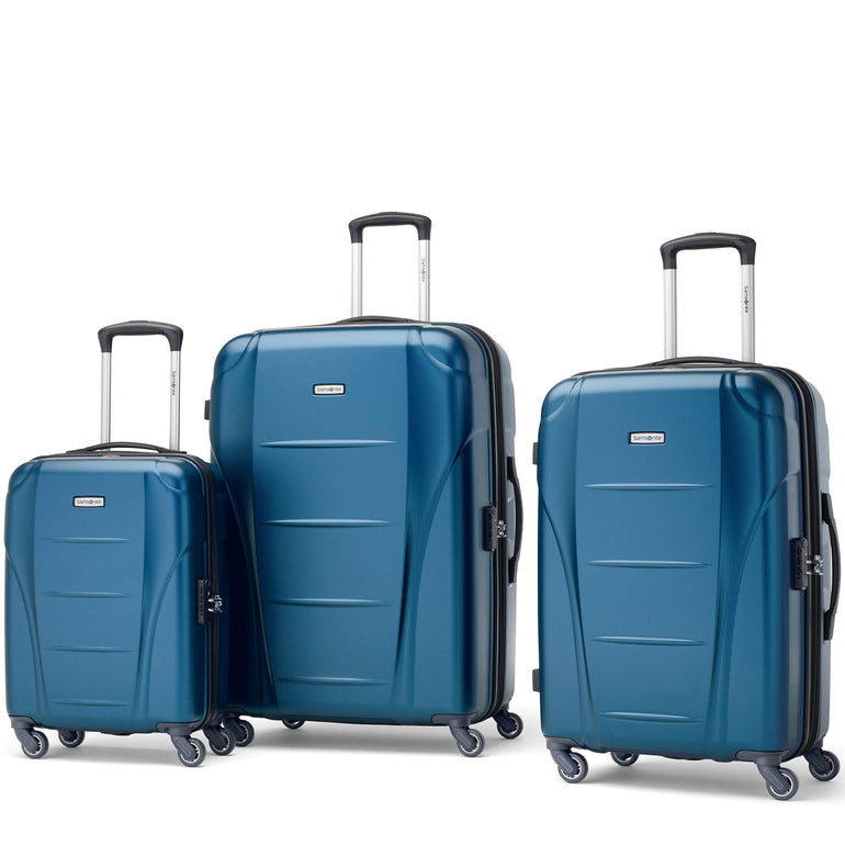 Samsonite Winfield NXT 3 Piece Spinner Expandable Luggage Set - Blue