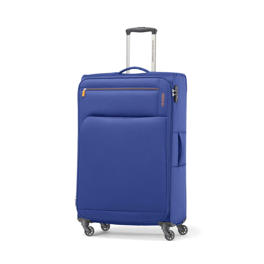 American Tourister Bayview NXT Spinner Large Expandable Luggage - Imperial Blue