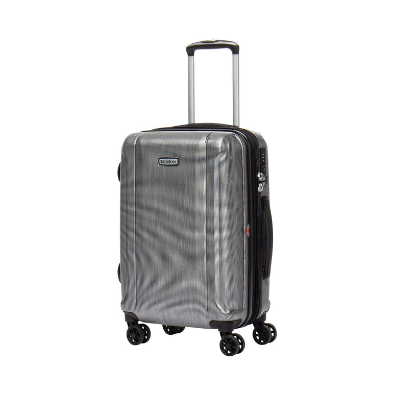 Samsonite Omni 3.0 - 2 Piece Spinner Expandable Luggage Set (Carry-On & Large) - Brushed Silver