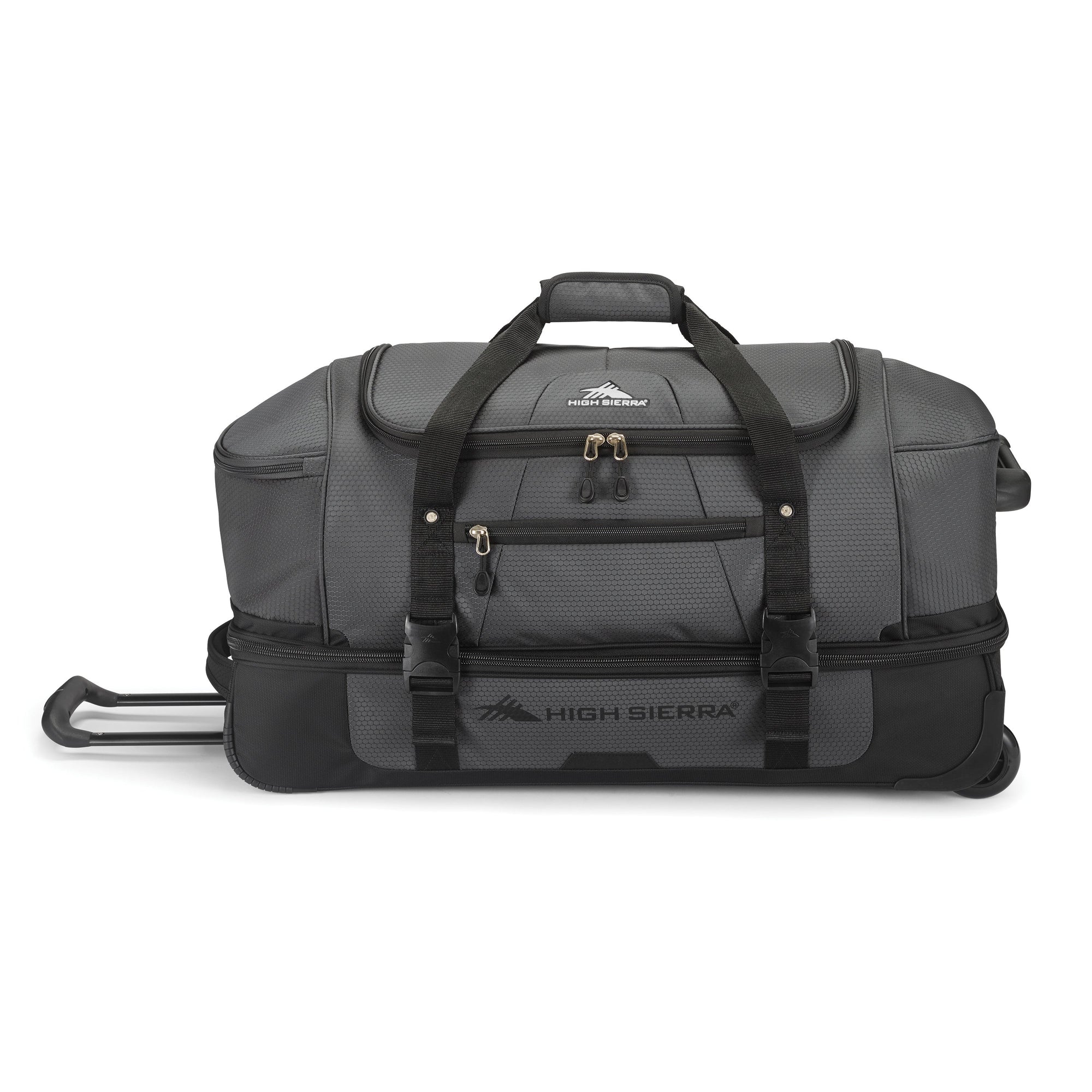 High Sierra Fairlead Collection 28" Drop Bottom Duffle - Mercury Black
