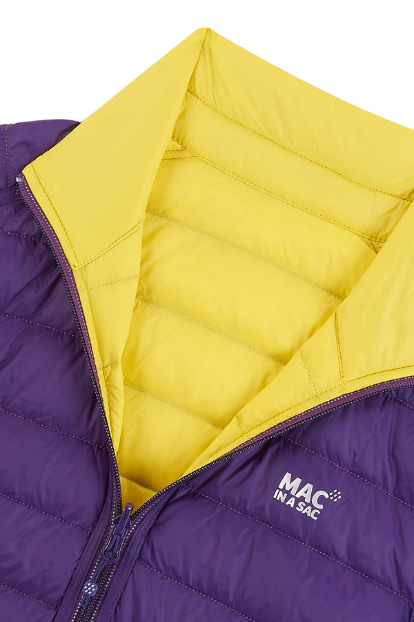 Mac In A Sac Polar2 Down Reversible (Ladies) - Yellow/Grape