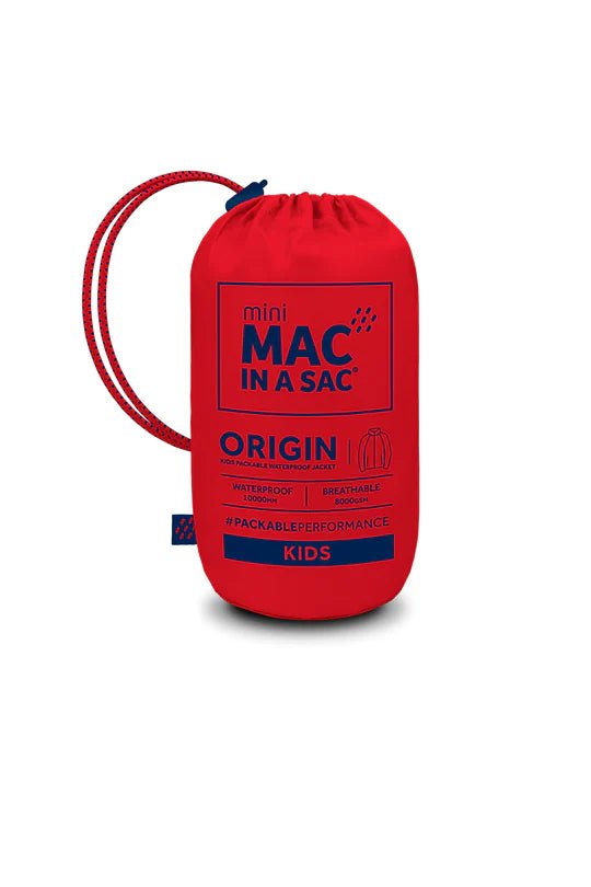 Mac In A Sac Mini Origin 2 Jacket (Kids) - Red
