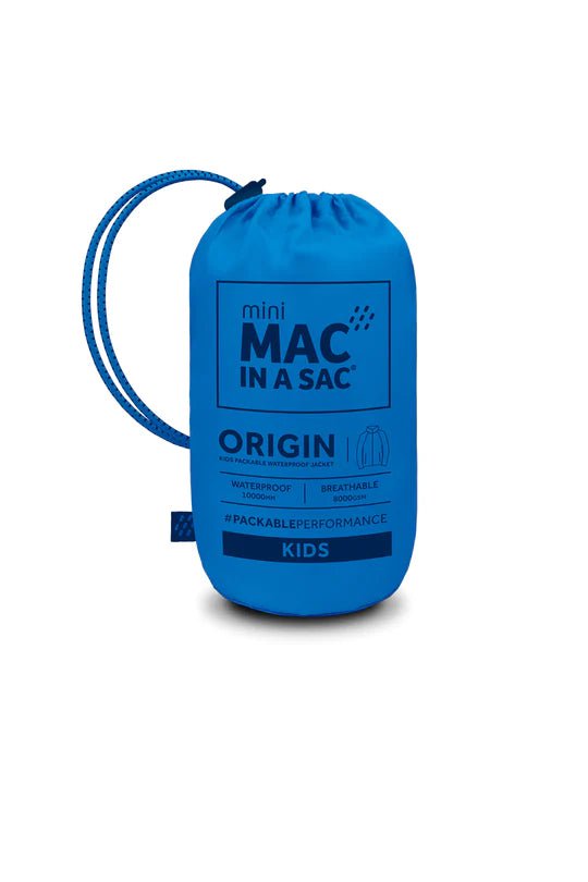 Mac In A Sac Mini Origin 2 Jacket (Kids) - Ocean Blue