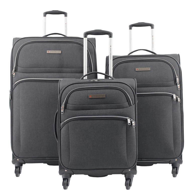 Air Canada 3-Piece Expandable Spinner Luggage Set