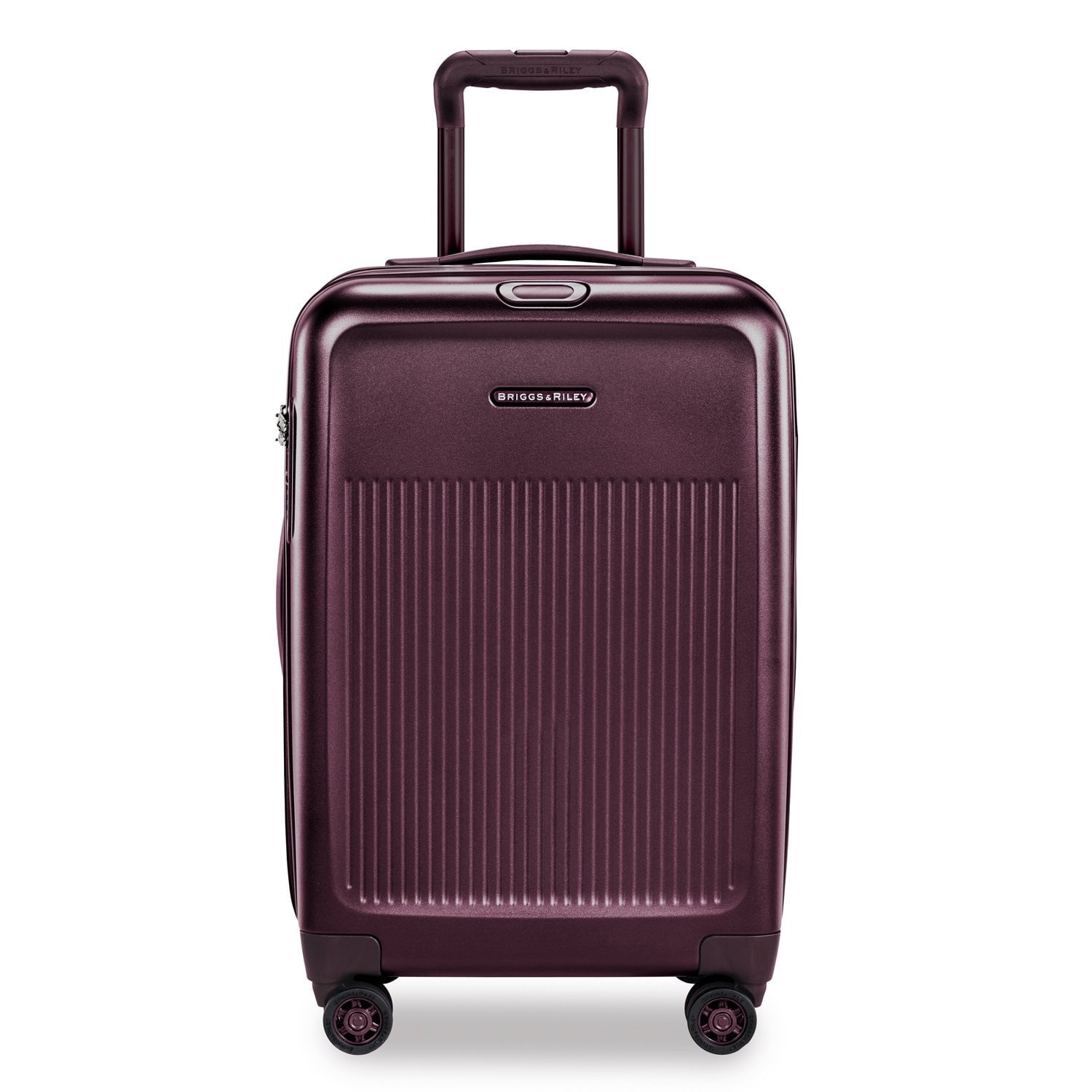 Briggs & Riley Sympatico Domestic Carry-On Expandable Spinner Luggage - Plum
