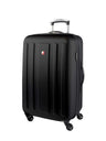 Swiss Gear ABS La Sarinne Lite 24 Inch Moulded Hardside Expandable Spinner Luggage - Black