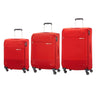 Samsonite Base Boost 3 Piece Nested Spinner Luggage Set - Red