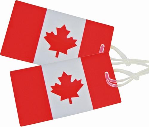 Samsonite Canadian Flag Luggage Tag - 2 Pack
