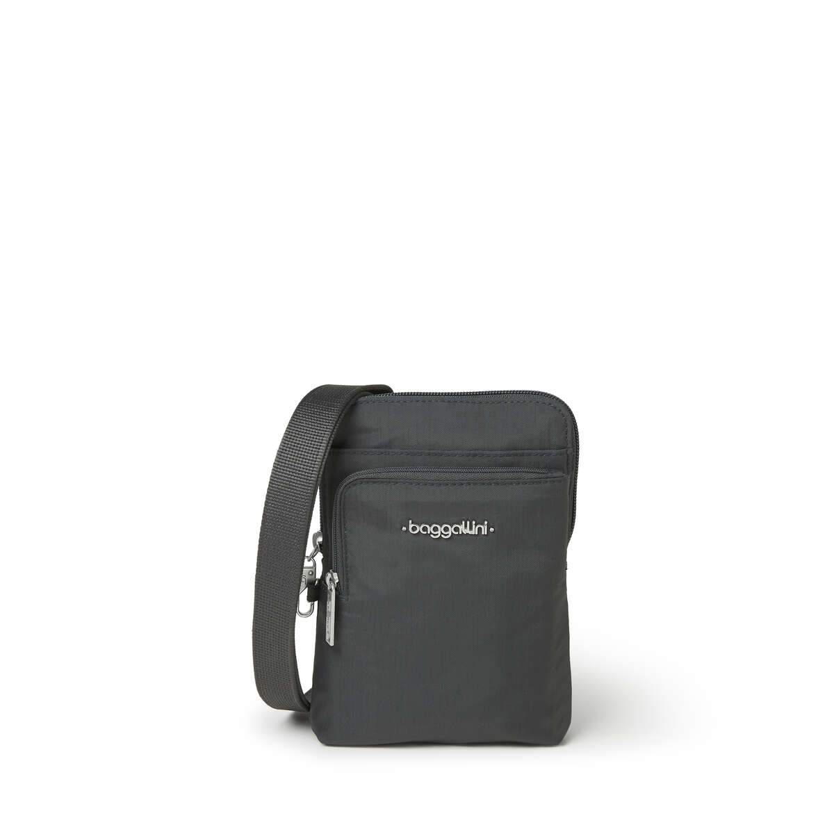 Baggallini Cross-Body Bag Charcoal Baggallini Securtex Anti-Theft Activity Crossbody Bag