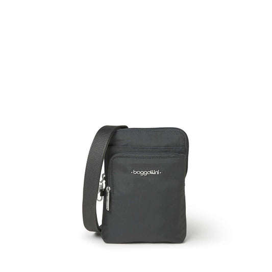 Baggallini Cross-Body Bag Charcoal Baggallini Securtex Anti-Theft Activity Crossbody Bag