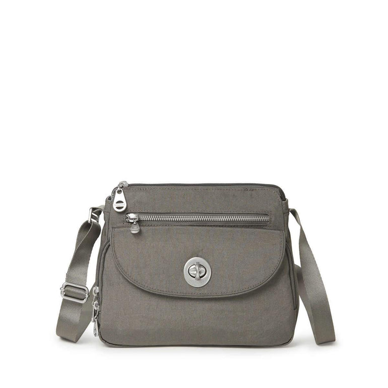 Baggallini Cross-Body Bag Sterling Shimmer Baggallini Calais Crossbody Bag