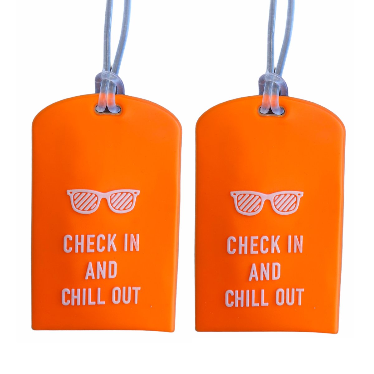 Canada Luggage Depot Free Gifts 2 Luggage Tags - Orange Free Gift