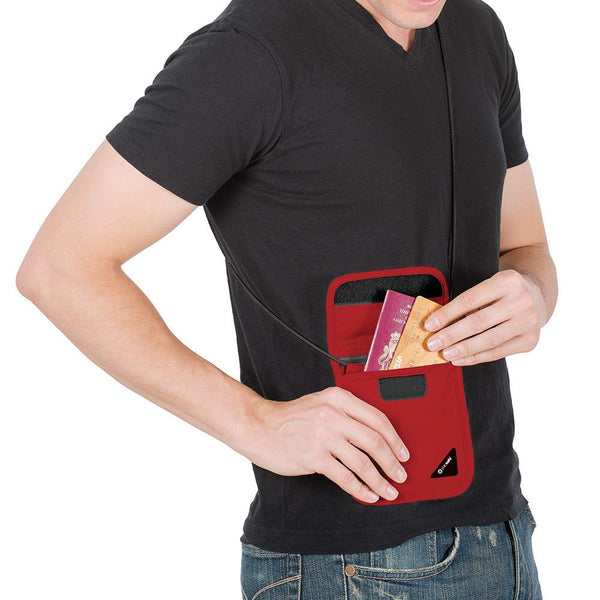 Pacsafe Coversafe™ X75 anti-theft RFID blocking neck pouch