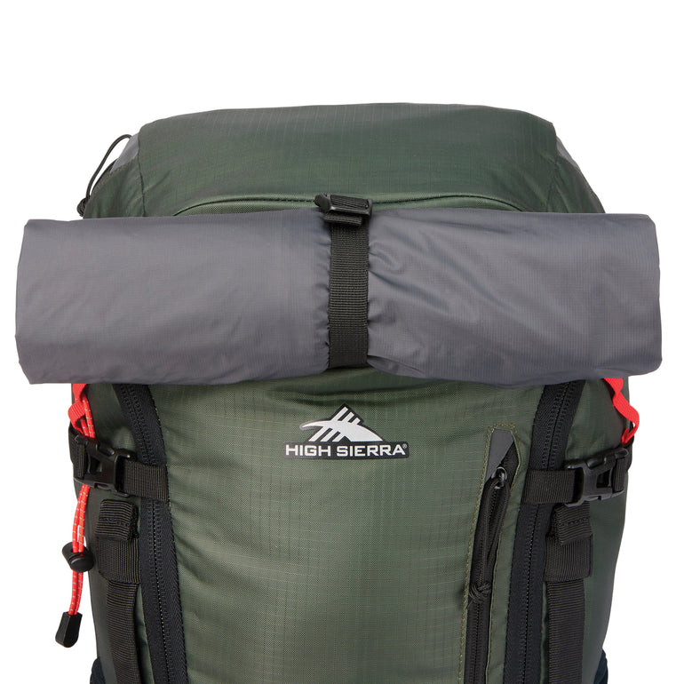High Sierra Backpacks Forest Green/Black High Sierra Pathway 2.0 Frame Pack 45L Backpack - Forest Green/Black
