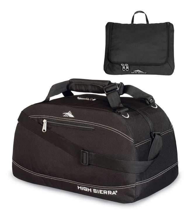 High Sierra Duffles Black High Sierra Pack-N-Go 24 Inch Duffle With Toiletry Pouch
