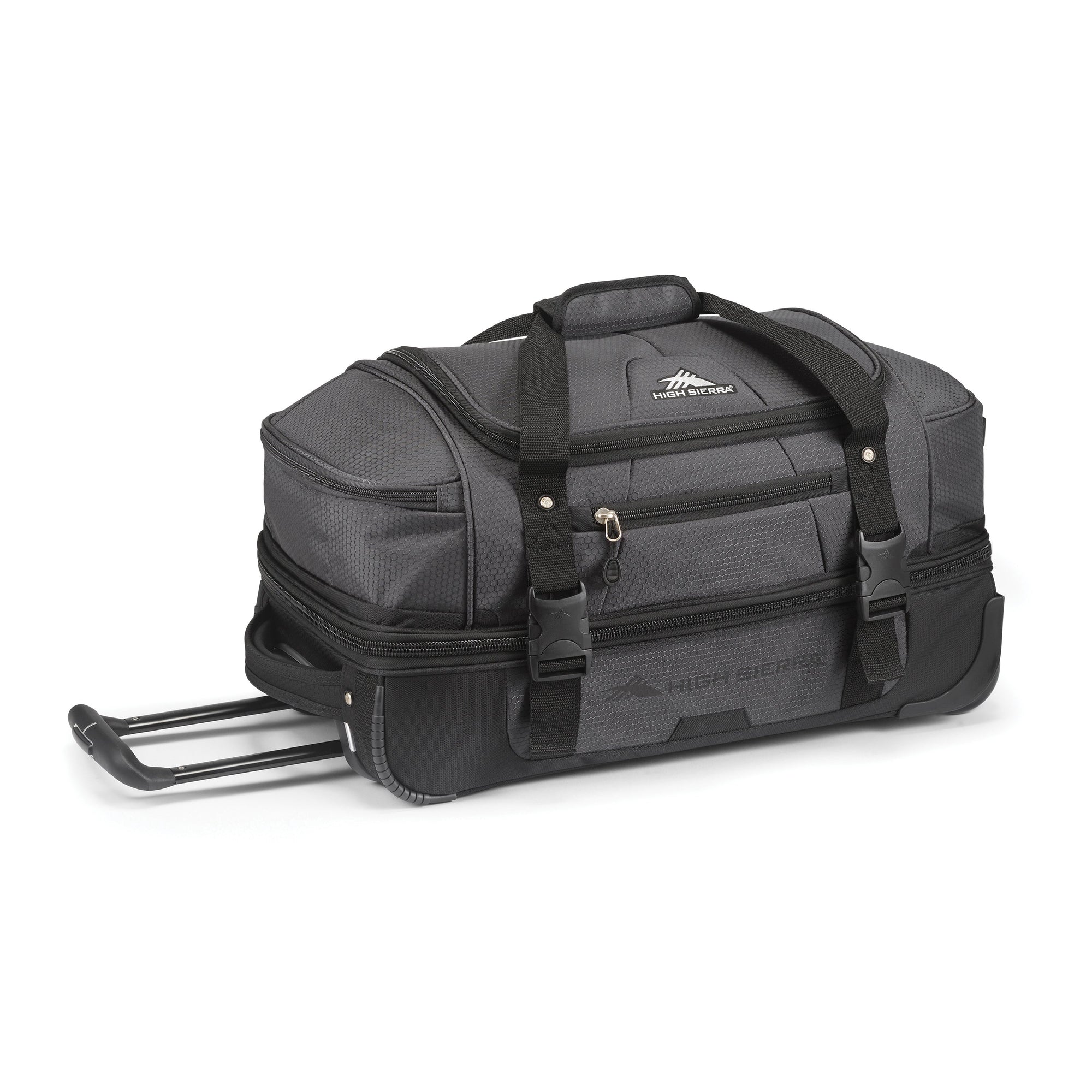 High Sierra Duffles Mercury Black High Sierra Fairlead Collection 22" Drop Bottom Duffle