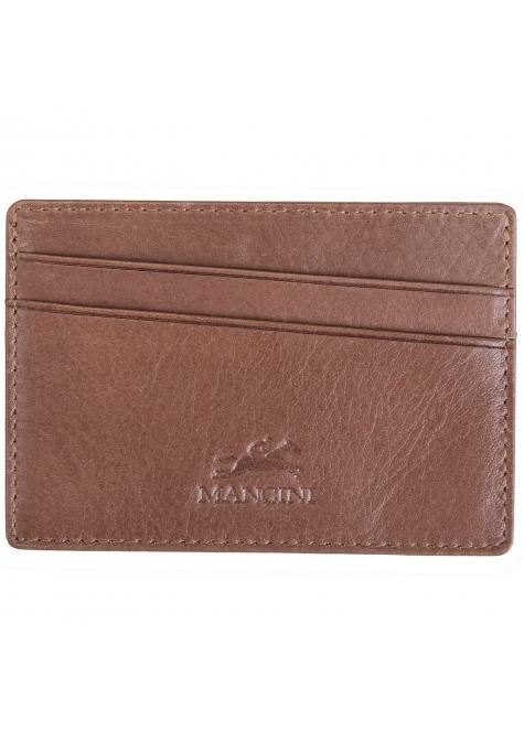 Mancini BELLAGIO Slim RFID Card Case - Brown