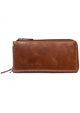 Mancini CASABLANCA Ladies` RFID Secure Trifold Wallet - Cognac