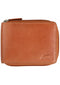 Mancini BELLAGIO Zippered RFID Billfold With Removable Passcase - Cognac