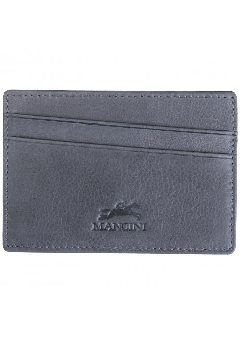 Mancini BELLAGIO Slim RFID Card Case - Grey