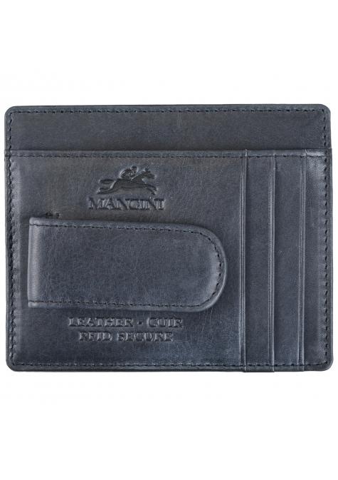 Mancini BELLAGIO Deluxe RFID Bill Clip - Black