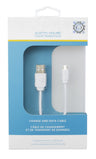 Austin House Micro USB Charge And Data Cable - 3'3 Long