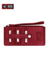 Mancini CASABLANCA Collection Ladies’ “ Wristlet” (RFID Secure) - Red