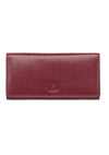 Mancini EQUESTRIAN-2 Collection Ladies' Trifold Wallet (RFID Secure) - Red