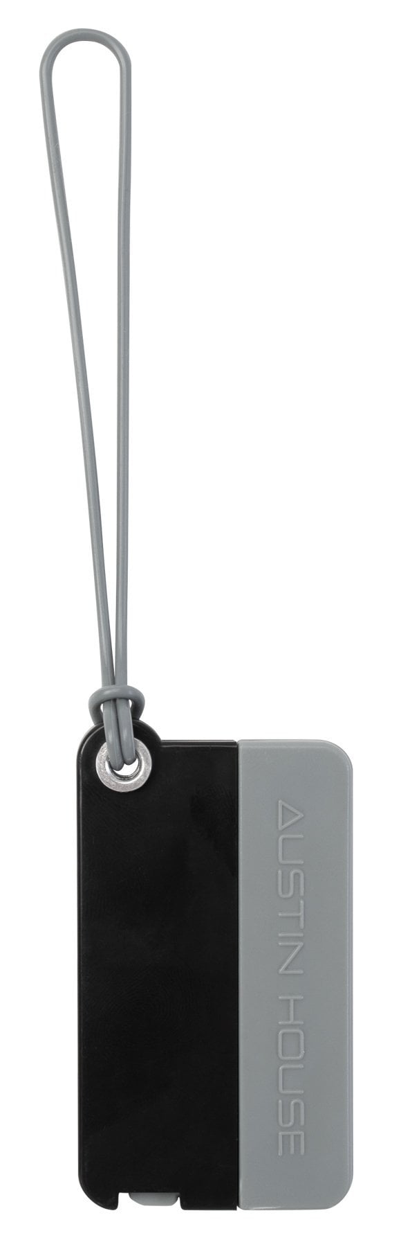 Austin House Set Of 2 Swing Open Luggage Tags - Black/Grey