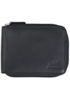 Mancini MONTERREY Men’s Zippered Wallet With Removable Passcase - Black