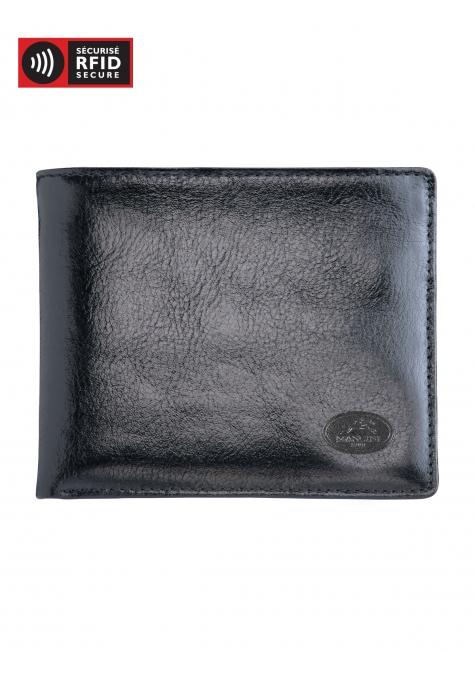Mancini EQUESTRIAN-2 Men’s Classic Billfold Wallet - Black