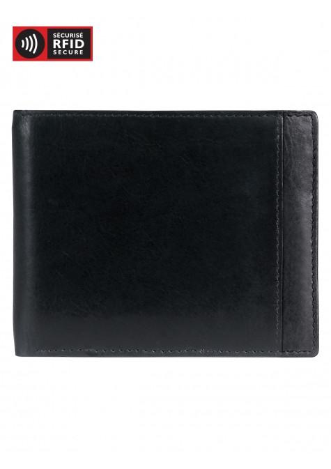 Mancini CASABLANCA Collection Men’s Billfold with Removable Passcase (RFID Secure) - Black