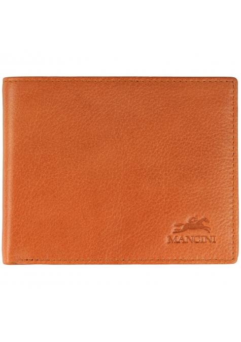 Mancini BELLAGIO Center Wing RFID Billfold - Cognac