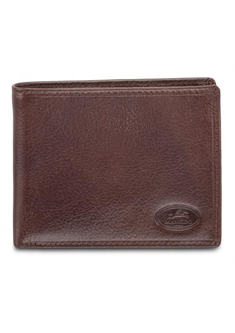 Mancini EQUESTRIAN-2 Men’s Classic Billfold Wallet - Brown