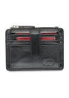 Mancini EQUESTRIAN-2 Men`s RFID Secure Card Case and Coin Pocket - Black